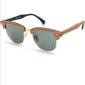 Ray Ban Clubmaster Classic Wood Frame
